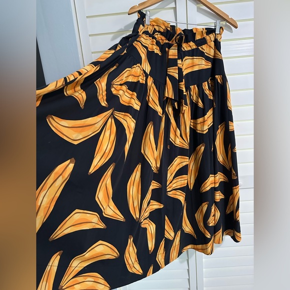 FARM RIO BANANA MAXI SKIRT SMALL - Picture 4 of 7